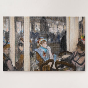 Edgar Degas - Vrouwen op een Cafe Terrace in de av Legpuzzel