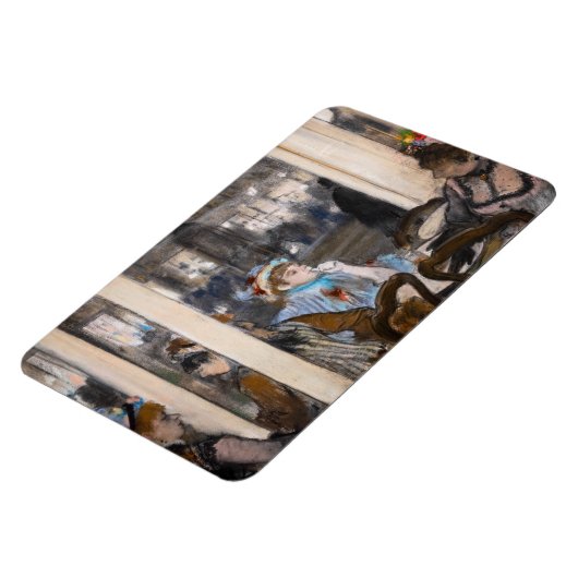 Edgar Degas - Vrouwen op een Cafe Terrace in de av Magneet (Linkerzijde)