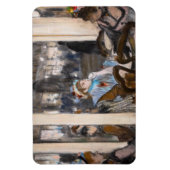 Edgar Degas - Vrouwen op een Cafe Terrace in de av Magneet (Verticaal)