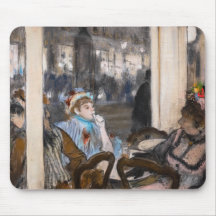 Edgar Degas - Vrouwen op een Cafe Terrace in de av