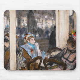 Edgar Degas - Vrouwen op een Cafe Terrace in de av Muismat