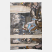 Edgar Degas - Vrouwen op een Cafe Terrace in de av Theedoek (Verticaal)