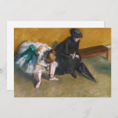 Edgar Degas - Wachten Bedankkaart (Voorkant / Achterkant)