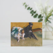 Edgar Degas - Wachten Briefkaart (Staand voorkant)