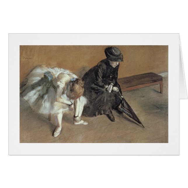 Edgar Degas | Wachten, c.1882 (Voorkant Horizontaal)