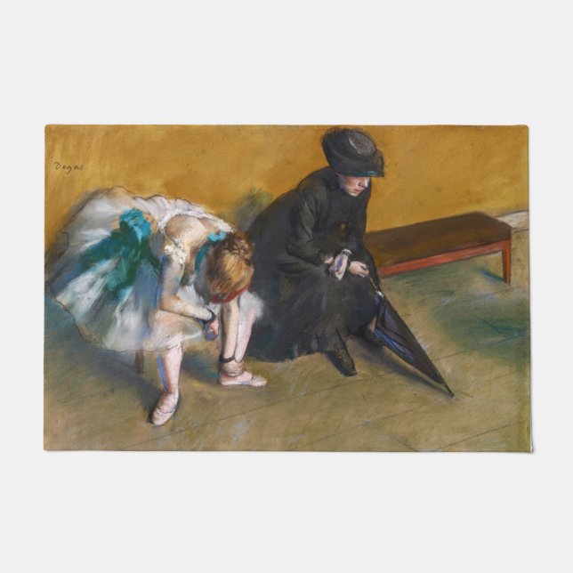 Edgar Degas - Wachten Deurmat (Voorkant)
