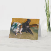 Edgar Degas - Wachten Kaart (Voorkant)