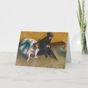 Edgar Degas - Wachten Kaart