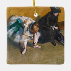 Edgar Degas - Wachten Keramisch Ornament