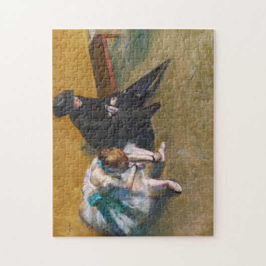 Edgar Degas - Wachten Legpuzzel (Verticaal)