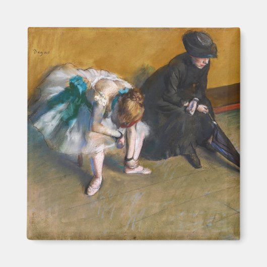 Edgar Degas - Wachten Magneet (Voorkant)