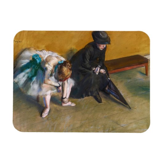 Edgar Degas - Wachten Magneet (Horizontaal)