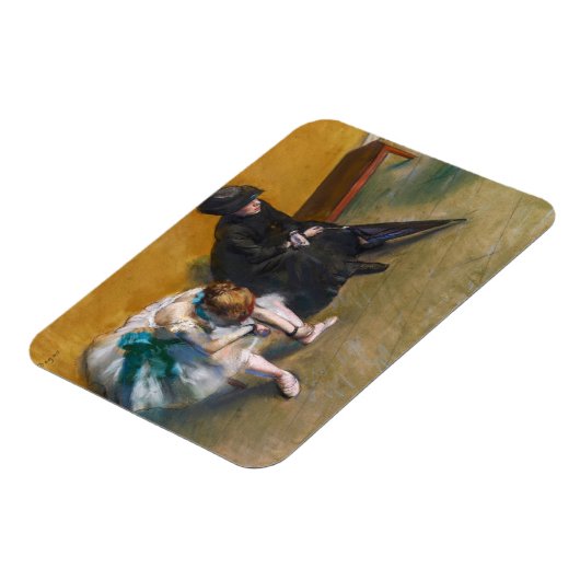 Edgar Degas - Wachten Magneet (Linkerzijde)