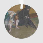 Edgar Degas | Wachten Ornament (achterkant)