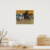 Edgar Degas - Wachten Poster (Keuken)