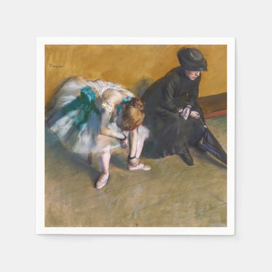 Edgar Degas - Wachten Servet (Voorkant)