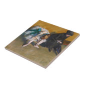 Edgar Degas - Wachten Tegeltje (Zijkant)