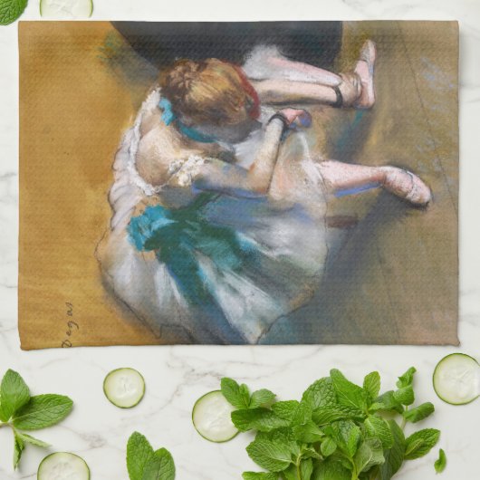 Edgar Degas - Wachten Theedoek (Gevouwen)