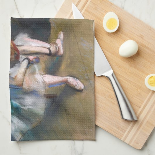 Edgar Degas - Wachten Theedoek (Quarter Fold)