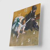 Edgar Degas - Wachten Vierkante Klok (Hoek)
