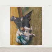 Edgar Degas - Wachten Wandkleed (Voorkant)