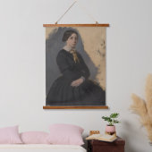 Edgar Degas Young Woman Impressionism Art Wood Hangend Wandkleed (Slaapkamer)