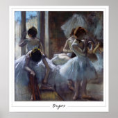 Edgar Degas Zedign Art Poster #1 (Voorkant)