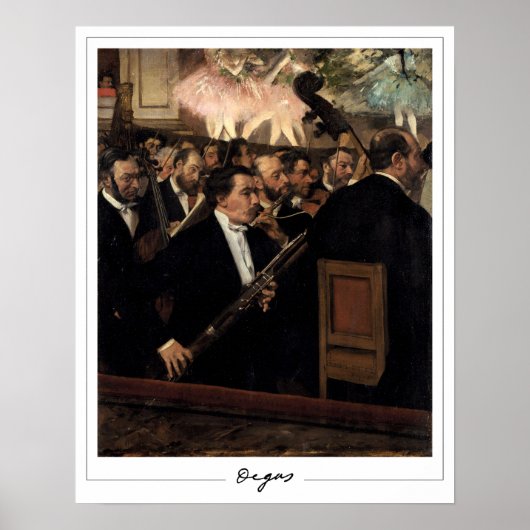 Edgar Degas Zedign Art Poster #12 (Voorkant)
