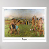Edgar Degas Zedign Art Poster #139 (Voorkant)