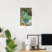 Edgar Degas Zedign Art Poster #159-2 (Thuiskantoor)