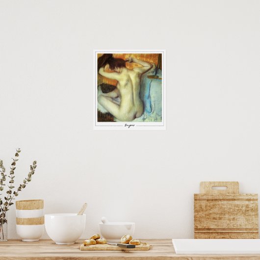 Edgar Degas Zedign Art Poster #17 (Keuken)