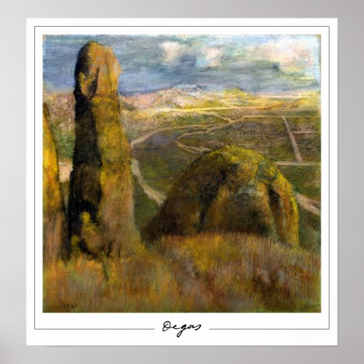 Edgar Degas Zedign Art Poster #19 (Voorkant)