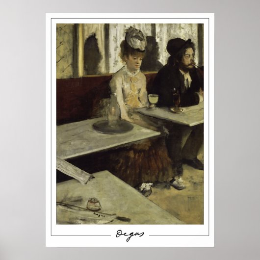 Edgar Degas Zedign Art Poster #1-2 (Voorkant)