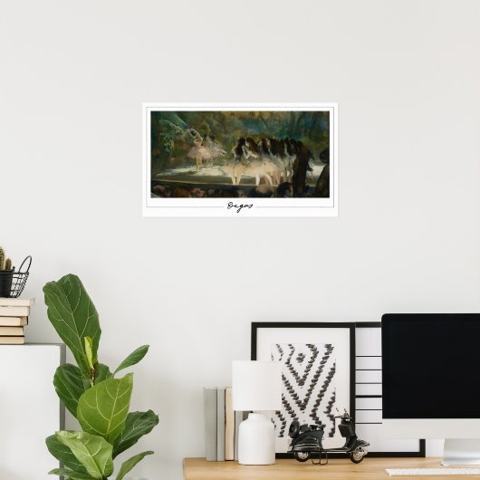 Edgar Degas Zedign Art Poster #21-2 (Thuiskantoor)