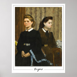 Edgar Degas Zedign Art Poster #25-2