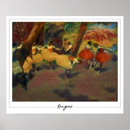 Edgar Degas Zedign Art Poster #28-2