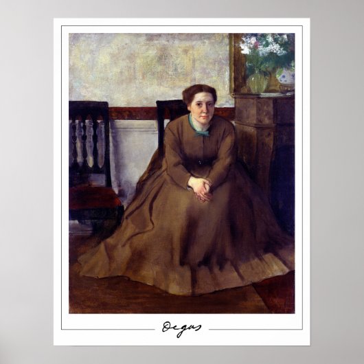 Edgar Degas Zedign Art Poster #29-2 (Voorkant)