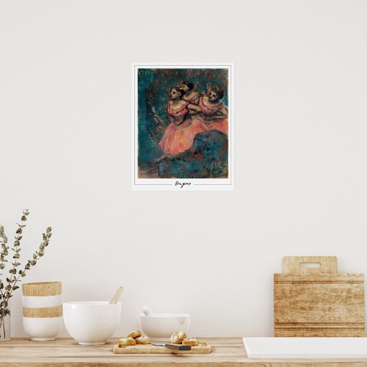 Edgar Degas Zedign Art Poster #37 (Keuken)