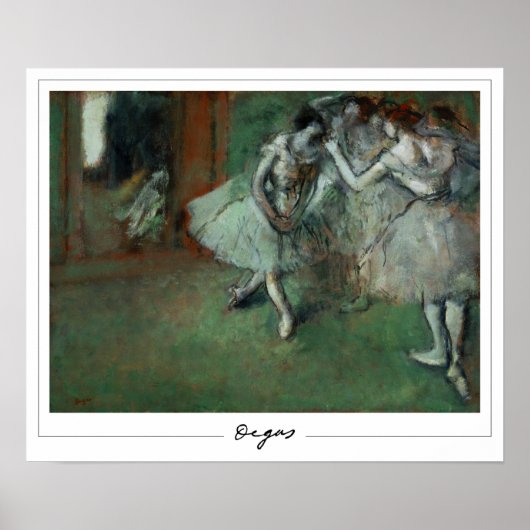 Edgar Degas Zedign Art Poster #4 (Voorkant)