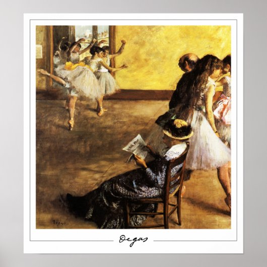 Edgar Degas Zedign Kunst Poster #152-2 (Voorkant)