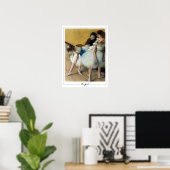 Edgar Degas Zedign Kunst Poster #20 (Thuiskantoor)