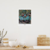 Edgar Degas Zedign Kunst Poster #26 (Keuken)