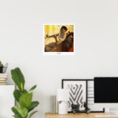 Edgar Degas Zedign Kunst Poster #300-2 (Thuiskantoor)