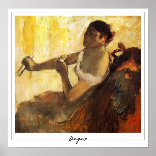 Edgar Degas Zedign Kunst Poster #300-2 (Voorkant)