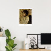 Edgar Degas Zedign Kunst Poster #328-2 (Thuiskantoor)