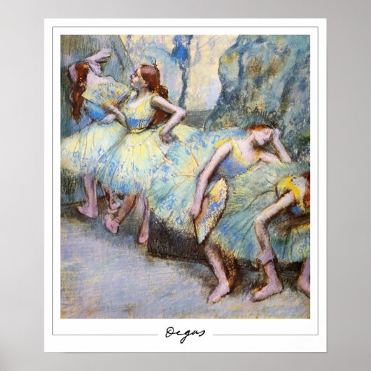 Edgar Degas Zedign Kunst Poster #337-2 (Voorkant)