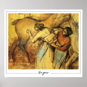 Edgar Degas Zedign Kunst Poster #341-2 (Voorkant)