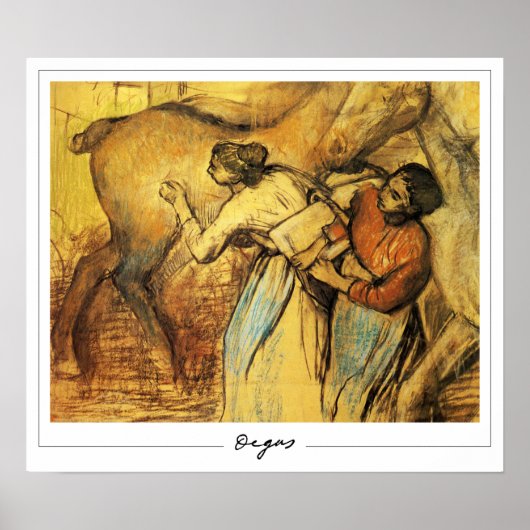 Edgar Degas Zedign Kunst Poster #341-2 (Voorkant)
