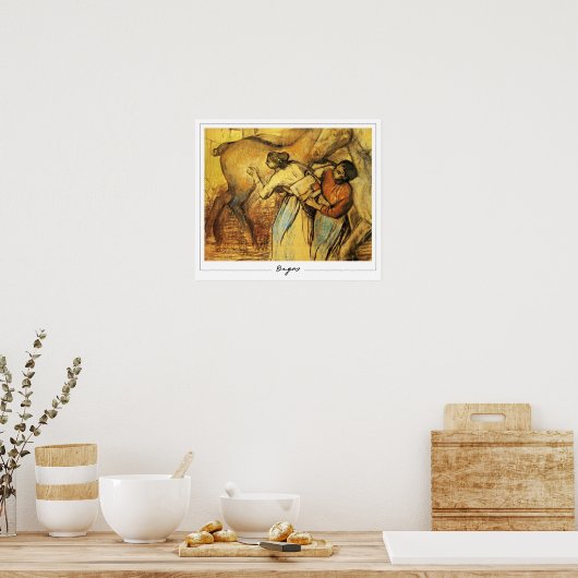 Edgar Degas Zedign Kunst Poster #341-2 (Keuken)