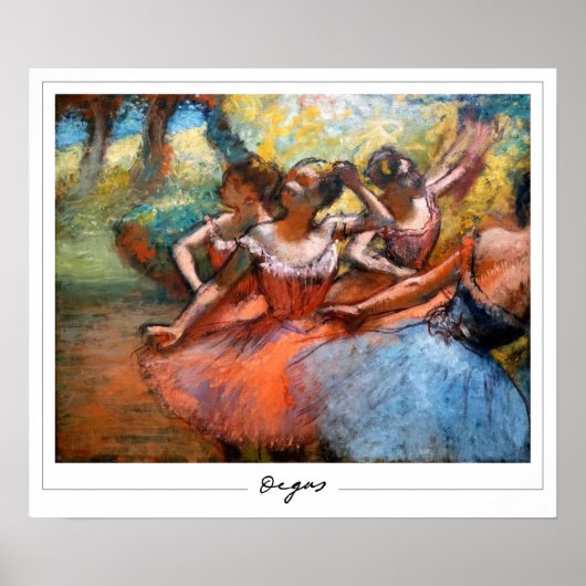 Edgar Degas Zedign Kunst Poster #408 (Voorkant)